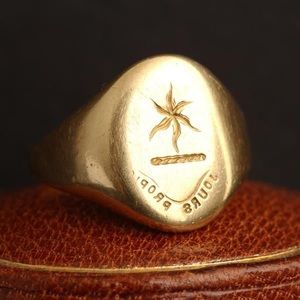 18k Vintage Signet Seal Erica Weiner